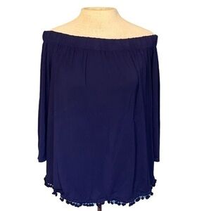 Pebble & Stone by Anthro off shoulder top medium